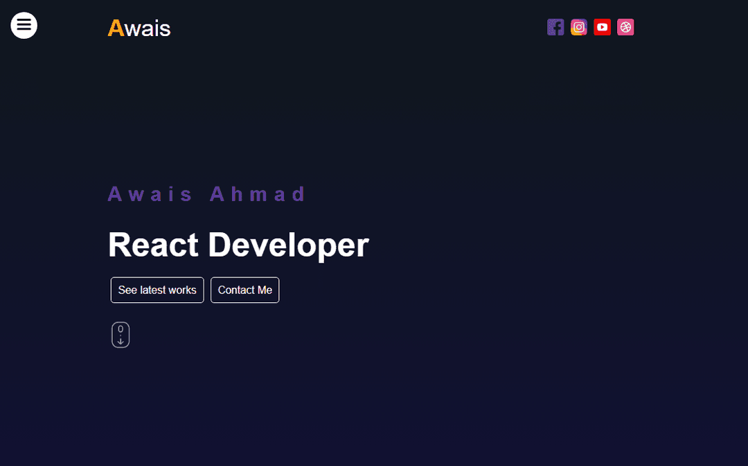 Animated Portfolio